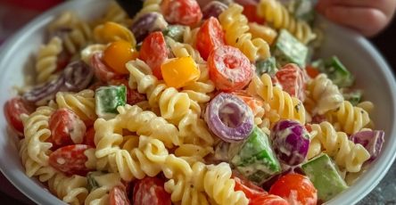 Tricolored pasta