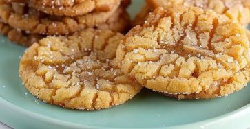 crinkly crackly butter toffee sugar cookies