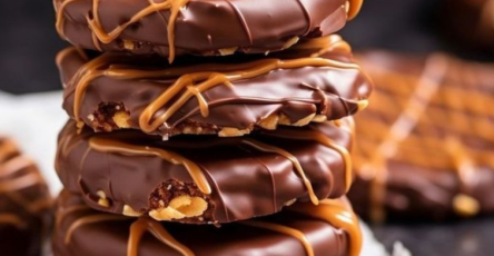 Chocolate Peanut Butter No-Bake Cookies
