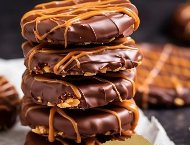Chocolate Peanut Butter No-Bake Cookies