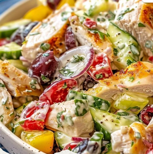 GREEK CHICKEN TZATZiki Salad