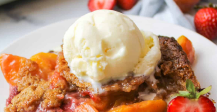 Strawberry Peach Crisp