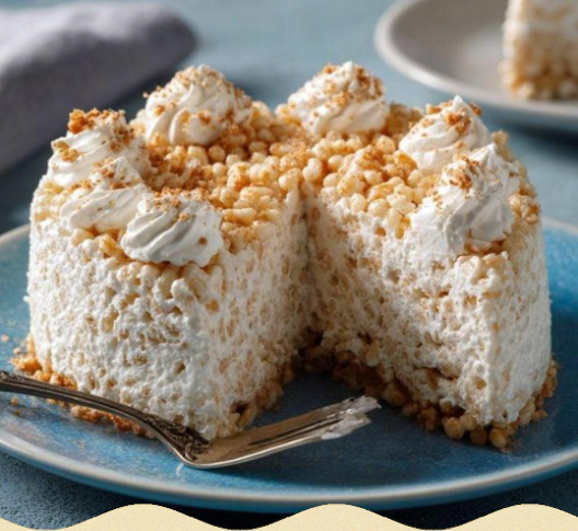 No-Bake Cheesecake Rice Krispies Treats