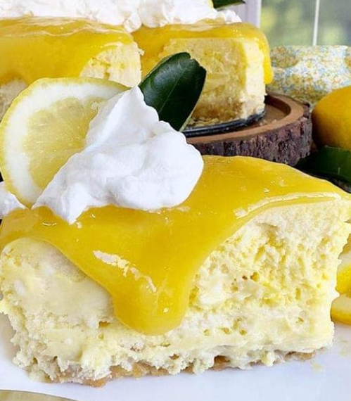 Lemon Glazed Cheesecake